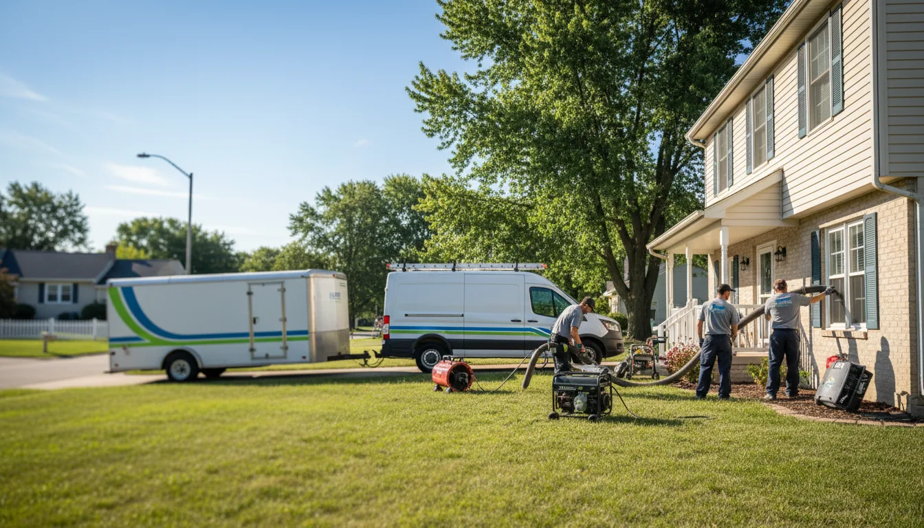 Flooded Basement Restoration And Cleanup With Repair in Fredericksburg, OH near me